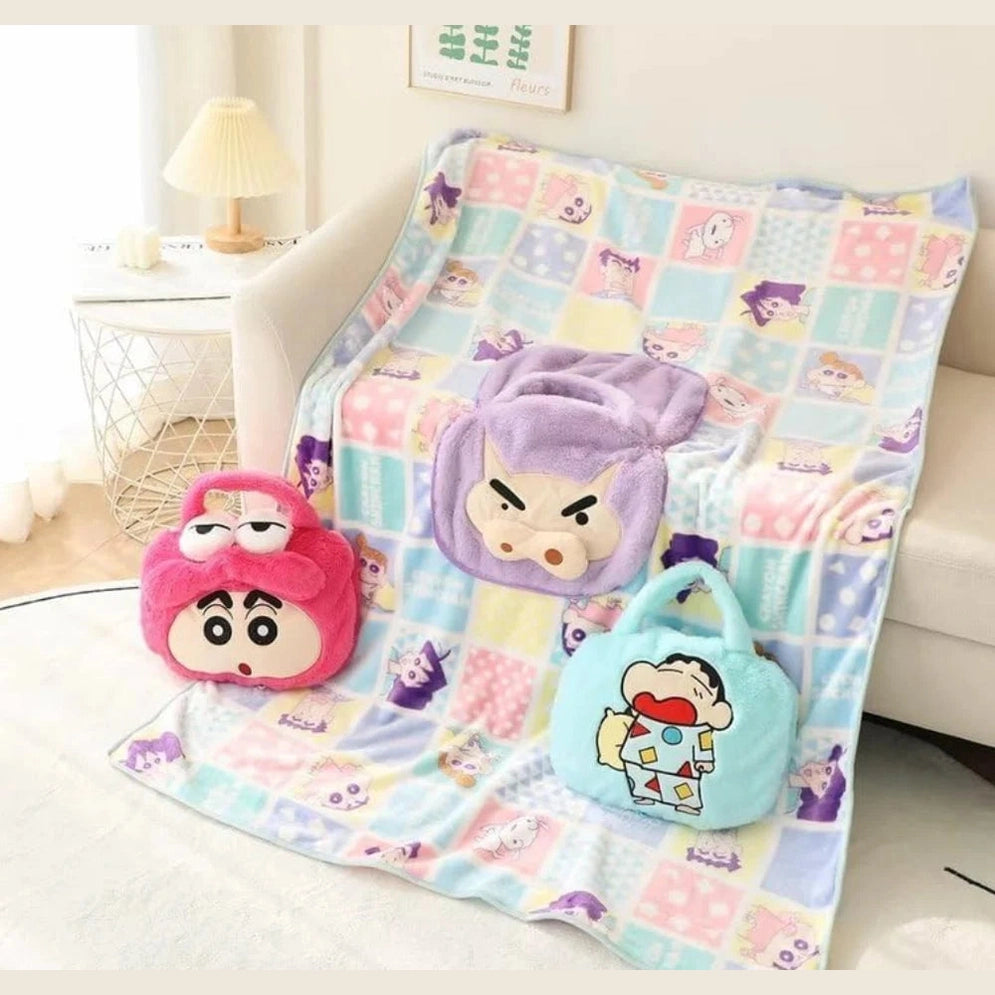 Portable Blanket Bag - Sinchan Edition