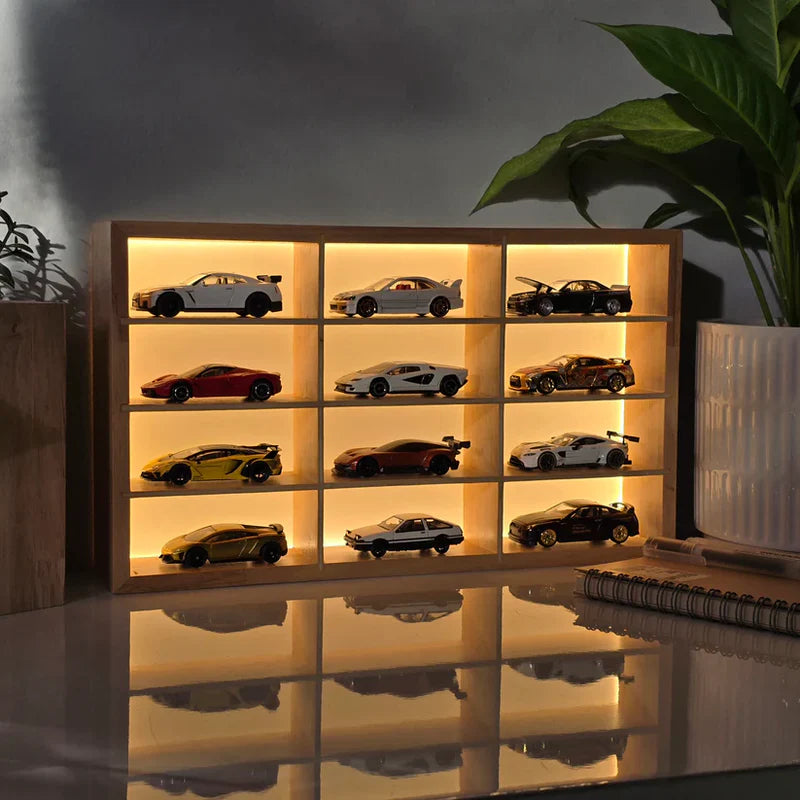Wooden Case for Hot Wheels (1:64 Scale)