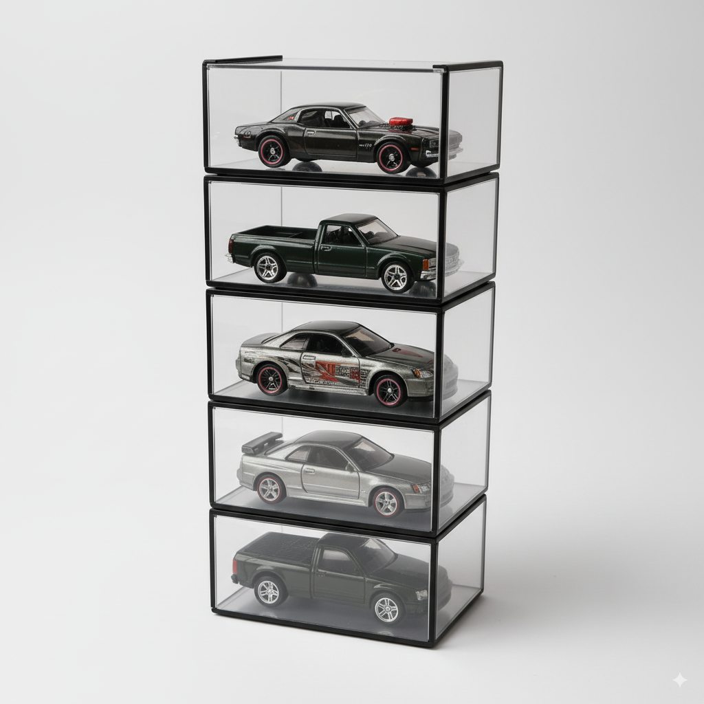 Hot Wheel's Case - Set of 5
