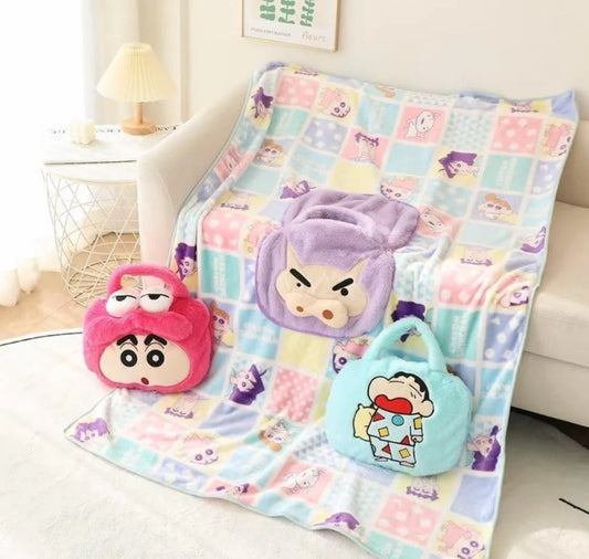 Portable Blanket Bag - Sinchan Edition